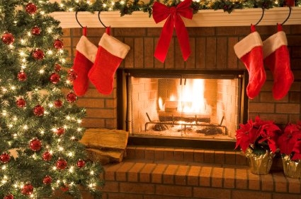 Christmas Stocking Fireplace Decoration Ideas 53 - Robinsuites.co with regard to Christmas Stockings Fireplace